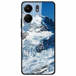 For Xiaomi Redmi 13C 4G / Poco C65 4G Case Pattern Tempered Glass Anti-Drop Phone Cover