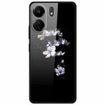 For Xiaomi Redmi 13C 4G / Poco C65 4G Case Anti-Scratch Tempered Glass Pattern Phone Cover