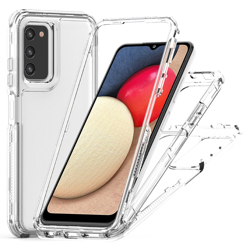 Gennemsigtigt Cover til Samsung Galaxy A03s (166.5mm) / A02s (166.5mm) Akryl+TPU Cover