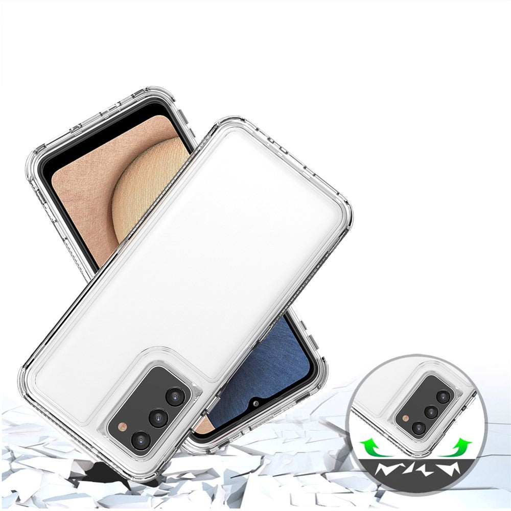 Gennemsigtigt Cover til Samsung Galaxy A03s (166.5mm) / A02s (166.5mm) Akryl+TPU Cover