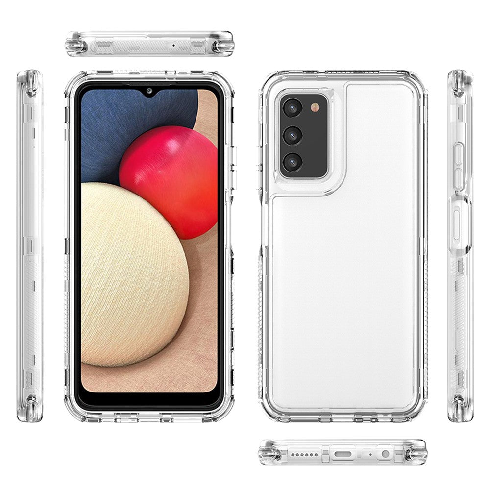 Gennemsigtigt Cover til Samsung Galaxy A03s (166.5mm) / A02s (166.5mm) Akryl+TPU Cover