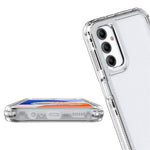 Samsung Galaxy A14 5G / 4G gennemsigtigt mobilcover i akryl + TPU med 3-i-1-design