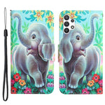 Til Samsung Galaxy A13 4G / 5G / A04s 4G (164.7mm) Telefoncover Mønstertryk PU Læderpungcover med Standfunktion