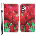 Til Samsung Galaxy A13 4G / 5G / A04s 4G (164.7mm) Telefoncover Mønstertryk PU Læderpungcover med Standfunktion