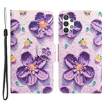 Til Samsung Galaxy A13 4G / 5G / A04s 4G (164.7mm) Telefoncover Mønstertryk PU Læderpungcover med Standfunktion