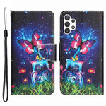 Til Samsung Galaxy A13 4G / 5G / A04s 4G (164.7mm) Telefoncover Mønstertryk PU Læderpungcover med Standfunktion