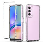 Til Samsung Galaxy A05s 4G Gennemsigtigt Cover Akryl+TPU Telefoncover 3-i-1