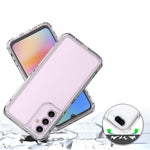 Til Samsung Galaxy A05s 4G Gennemsigtigt Cover Akryl+TPU Telefoncover 3-i-1