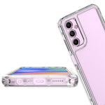 Til Samsung Galaxy A05s 4G Gennemsigtigt Cover Akryl+TPU Telefoncover 3-i-1