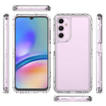 Til Samsung Galaxy A05s 4G Gennemsigtigt Cover Akryl+TPU Telefoncover 3-i-1