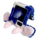 Acrylic Folding Phone Case for Samsung Galaxy Z Flip7 FE 5G / Z Flip6 5G Fluffy Cows Ear Cover