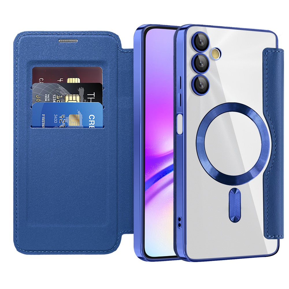 Samsung Galaxy A05s 4G-skal Korthållare Fallskyddande Läderfodral Magnetiskt Skal