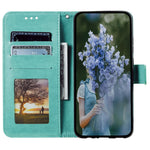 Til Motorola Edge 50 Fusion 5G Pung Etui Mandala Blomst Læder Telefoncover