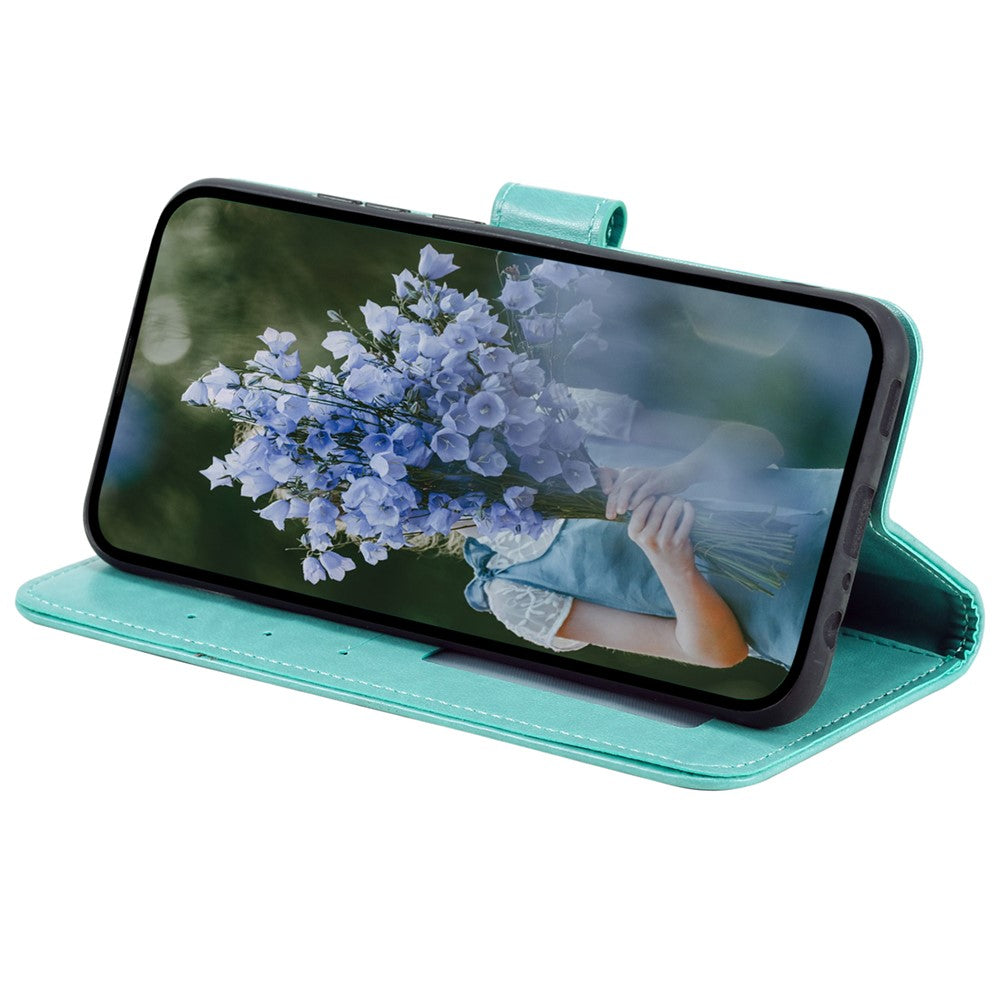 Til Motorola Edge 50 Fusion 5G Pung Etui Mandala Blomst Læder Telefoncover