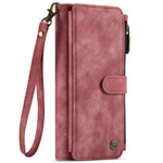 For Samsung Galaxy Z Fold6 5G Phone Cases with Strap CASEME C30 Zipper Multiple Card Holder PU Leather Cover