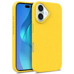 For iPhone 16 Case Biodegradable Wheat Straw TPU Phone Cover Eco Friendly Zero Waste
