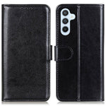 For Samsung Galaxy S24 FE Case PU Leather Wallet Crazy Horse Texture Phone Cover