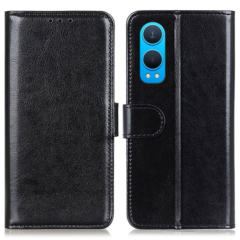 For OnePlus Nord CE4 Lite 5G / Oppo K12x 5G (China) Wallet Case PU Leather Crazy Horse Texture Phone Cover