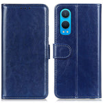 For OnePlus Nord CE4 Lite 5G / Oppo K12x 5G (China) Wallet Case PU Leather Crazy Horse Texture Phone Cover