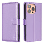 BINFEN COLOR BF32 For iPhone 13 Pro Case RFID Blocking PU Leather Shockproof Phone Cover