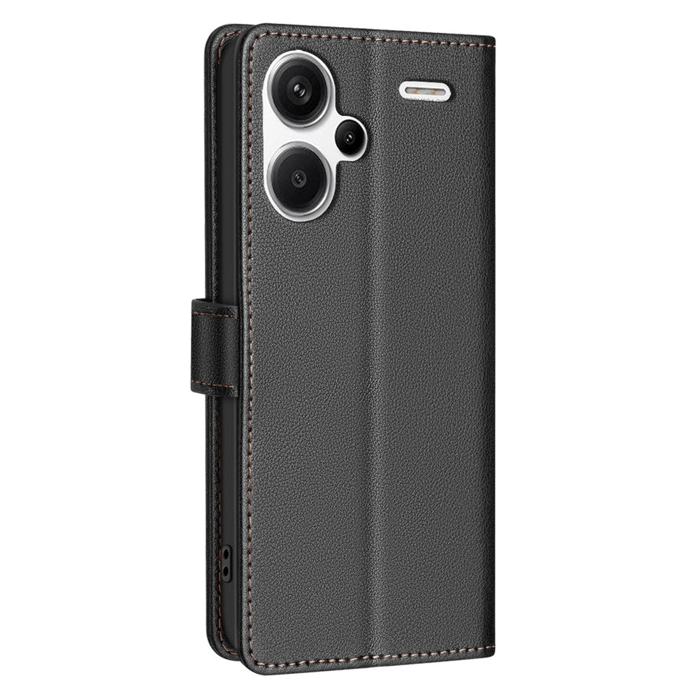 BINFEN COLOR BF32 For Xiaomi Redmi Note 13 Pro+ 5G Litchi Texture Flip Case Leather Phone Cover