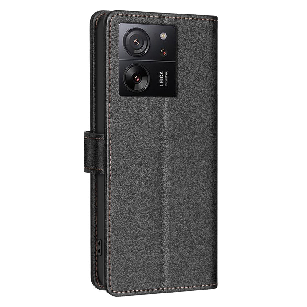 BINFEN COLOR BF32 For Xiaomi 13T / 13T Pro / Redmi K60 Ultra Leather Case RFID Blocking Card Slots