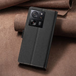 BINFEN COLOR BF32 For Xiaomi 13T / 13T Pro / Redmi K60 Ultra Leather Case RFID Blocking Card Slots