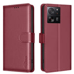 BINFEN COLOR BF32 For Xiaomi 13T / 13T Pro / Redmi K60 Ultra Leather Case RFID Blocking Card Slots