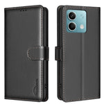 BINFEN COLOR BF32 For Xiaomi Redmi Note 13 4G Leather Phone Case Litchi Texture RFID Blocking Phone Cover