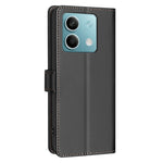 BINFEN COLOR BF32 For Xiaomi Redmi Note 13 4G Leather Phone Case Litchi Texture RFID Blocking Phone Cover