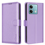 BINFEN COLOR BF32 For Xiaomi Redmi Note 13 4G Leather Phone Case Litchi Texture RFID Blocking Phone Cover