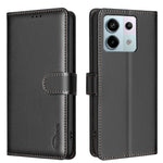 BINFEN COLOR BF32 For Xiaomi Redmi Note 13 Pro 4G Phone Case Litchi Texture RFID Blocking Leather Phone Cover