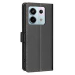 BINFEN COLOR BF32 For Xiaomi Redmi Note 13 Pro 4G Phone Case Litchi Texture RFID Blocking Leather Phone Cover