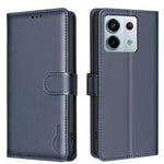 BINFEN COLOR BF32 For Xiaomi Redmi Note 13 Pro 4G Phone Case Litchi Texture RFID Blocking Leather Phone Cover