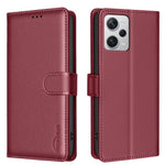 BINFEN COLOR BF32 For Xiaomi Redmi Note 12 Pro 5G / Note 12 Pro Speed 5G / Poco X5 Pro 5G PU Leather Phone Stand Cover