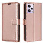 BINFEN COLOR BF32 For Xiaomi Poco X5 Pro 5G / Redmi Note 12 Pro 5G / Note 12 Pro Speed 5G Phone Case Litchi Texture Leather Cover