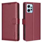 BINFEN COLOR BF32 For Xiaomi Redmi Note 12 4G Cell Phone Case RFID Blocking Leather Phone Stand Cover