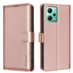 BINFEN COLOR BF32 För Xiaomi Redmi Note 12 5G (Global) / (Kina) / (Indien) / Poco X5 5G Flipfodral i läder, mobilfodral