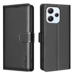 BINFEN COLOR BF32 For Xiaomi Redmi 12 4G Case RFID Blocking Leather Flip Stand Phone Cover