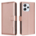 BINFEN COLOR BF32 For Xiaomi Redmi 12 4G Case RFID Blocking Leather Flip Stand Phone Cover