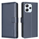 BINFEN COLOR BF32 For Xiaomi Redmi 12 4G Case RFID Blocking Leather Flip Stand Phone Cover