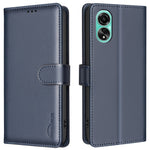BINFEN COLOR BF32 PU Leather Phone Shell for Oppo A78 4G Case Litchi Texture RFID Blocking Leather Cover