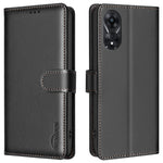 BINFEN COLOR BF32 For Oppo A78 5G Litchi Texture Leather Phone Cover Phone Stand Case with RFID Blocking