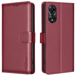 BINFEN COLOR BF32 For Oppo A78 5G Litchi Texture Leather Phone Cover Phone Stand Case with RFID Blocking