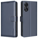 BINFEN COLOR BF32 For Oppo A78 5G Litchi Texture Leather Phone Cover Phone Stand Case with RFID Blocking