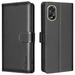 BINFEN COLOR BF32 For Oppo A38 4G / A18 4G RFID Blocking Phone Case Wallet Litchi Texture PU Leather Phone Cover