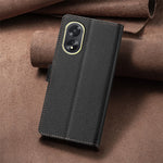 BINFEN COLOR BF32 For Oppo A38 4G / A18 4G RFID Blocking Phone Case Wallet Litchi Texture PU Leather Phone Cover