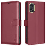BINFEN COLOR BF32 For Oppo A38 4G / A18 4G RFID Blocking Phone Case Wallet Litchi Texture PU Leather Phone Cover