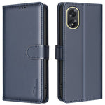 BINFEN COLOR BF32 For Oppo A38 4G / A18 4G RFID Blocking Phone Case Wallet Litchi Texture PU Leather Phone Cover