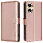 BINFEN COLOR BF32 For Oppo A59 5G Phone Case Litchi Texture RFID Blocking PU Leather Phone Cover